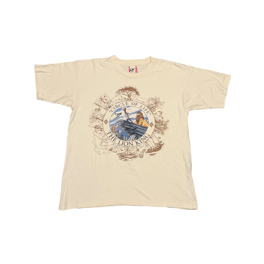 Vintage Disney Designs Lion King Circle of Life T-Shirt Mens Large Made in USA